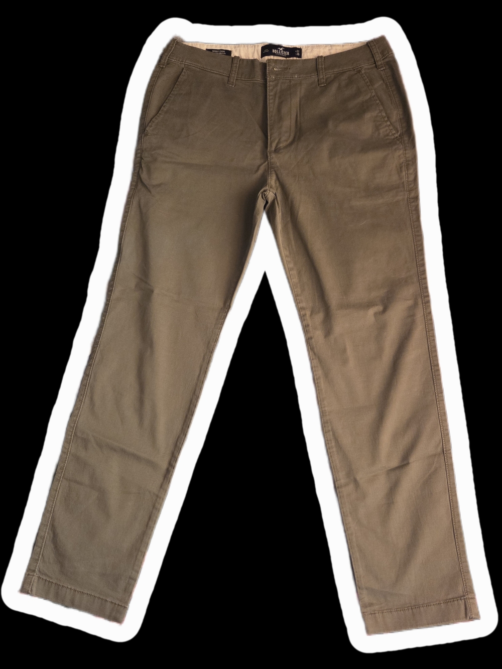 Hollister Olive Green Men's Chino Pants